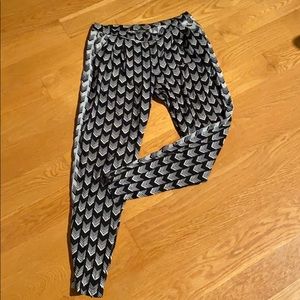 The Letter chevron trousers